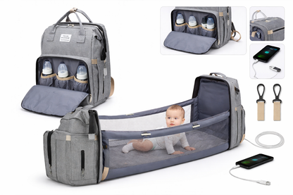 Mochila Cambiador para Bebé Multifunción 3 en 1