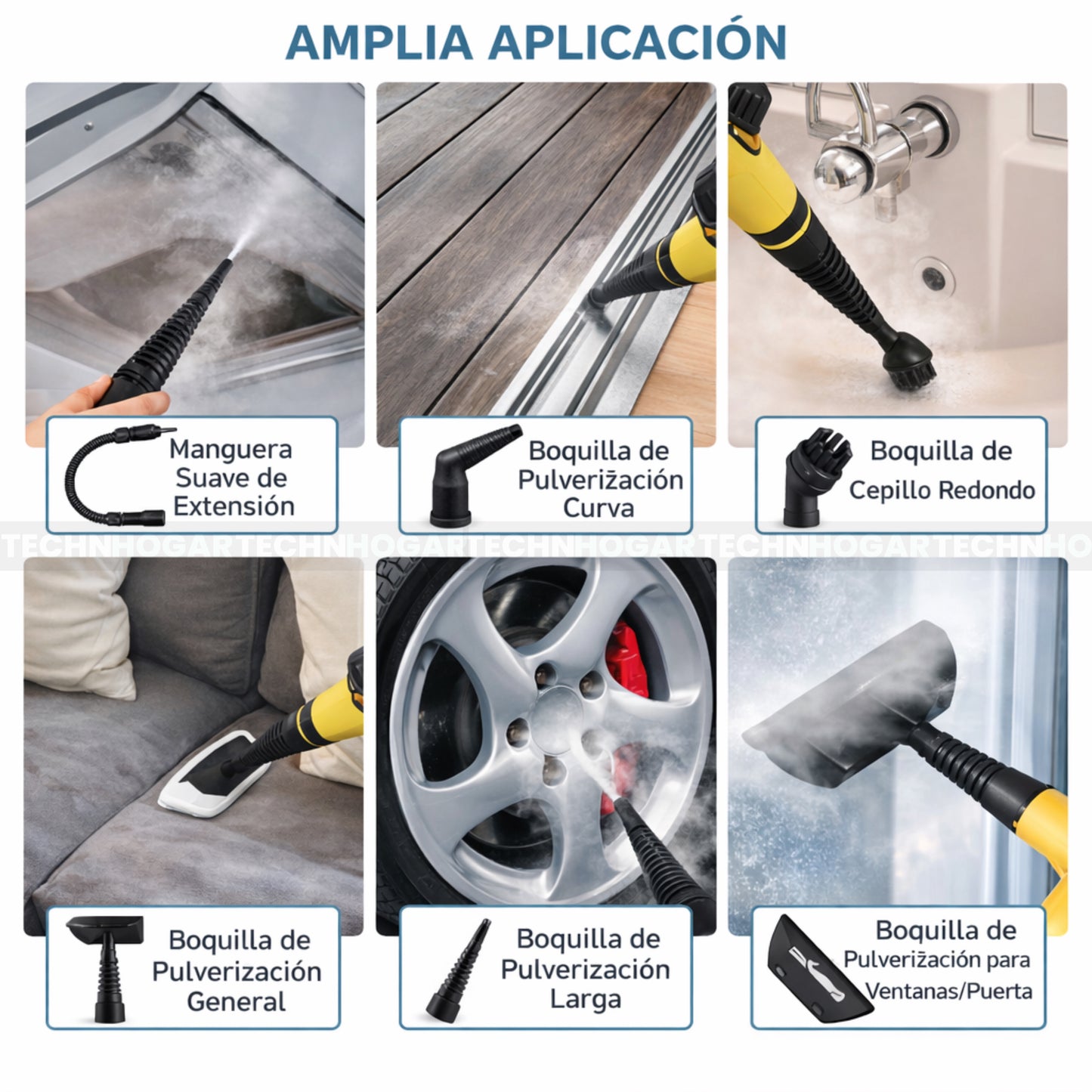 Limpiador a Vapor Multi superficie